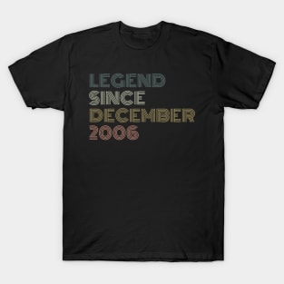 Legend Since December 2006 T-Shirt